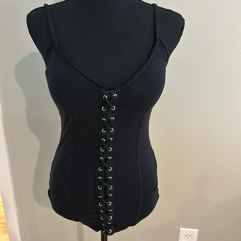 Corset stretch tank top